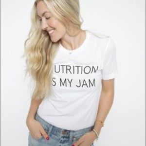 “Nutrition is my jam” tee